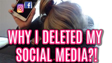 Why I Deleted My Social Media Youtube