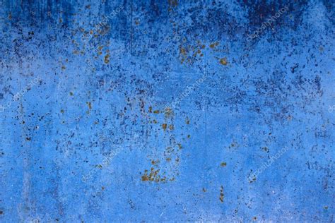 Scratched Blue Metal Texture