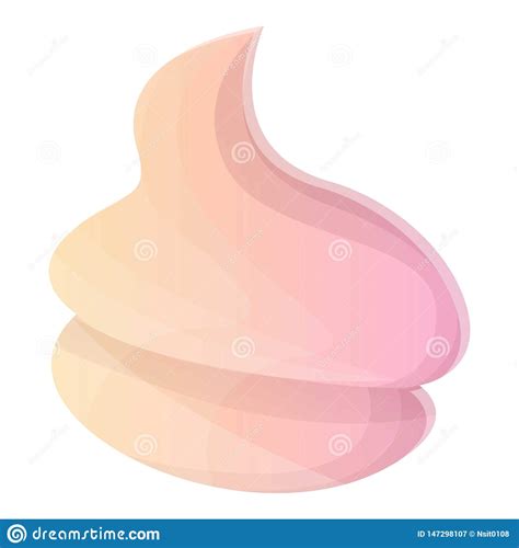 Foam Meringue Icon Cartoon Style Stock Vector Illustration Of Baking