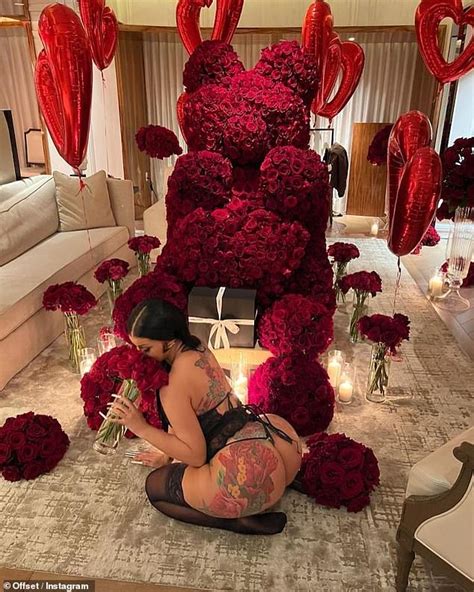 Inside Cardi B And Offset S Extravagant Valentine S Day Daily Mail Online