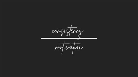 Laptop Wallpaper Consistency Over Motivation Dark Gray - Etsy