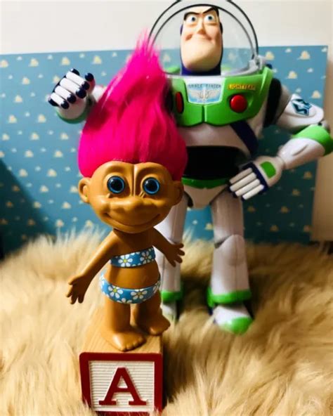 TOY STORY TROLL Doll Custom Andy's room Collection Pixar Rare Disney ...