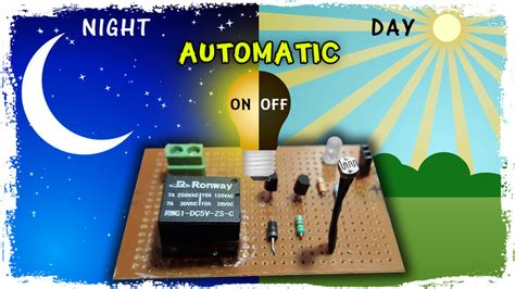 Automatic night light sensor | Dark Sensor | Day / Night ON / OFF sensor