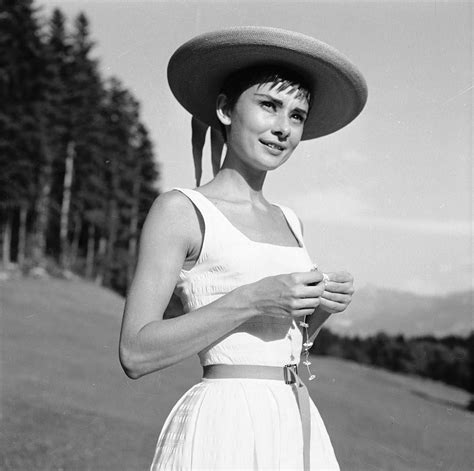 Audrey Photographed By Hans Gerber In B Rgenstock Switzerland