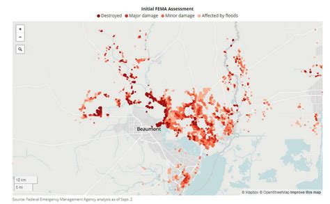 Where Harveys Effects Were Felt The Most In Texas