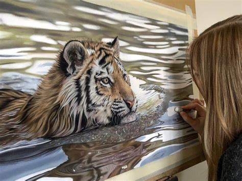 Realistic Animal Portrait Pastel Drawings | Realistic animal drawings ...