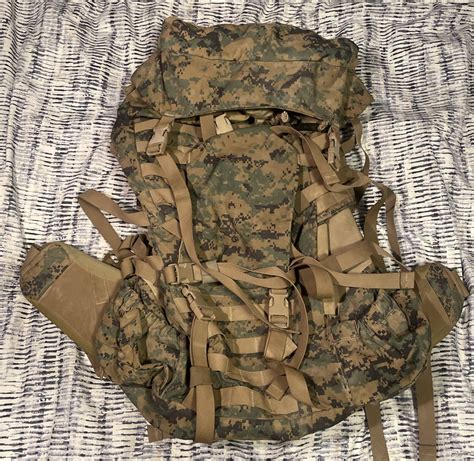 Usmc Marpat Woodland Camo Apb Pack Rucksack Propper W Lid Waist Belt