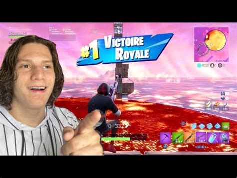 Je Tente De Faire Top Sur Fortnite Le Sol Cest De La Lave Youtube