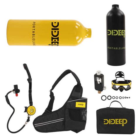 Dideep L Scuba Diving Cylinder Mini Oxygen Tank Set Respirator Air