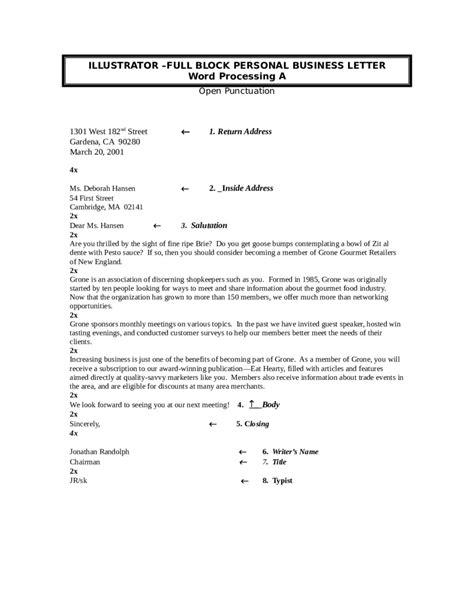 Personal Letter Format Fillable Printable Pdf And Forms Handypdf