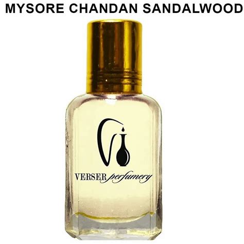 Yellow Concentrated Perfume Oil Mysore Chandan Sandalwood Attar