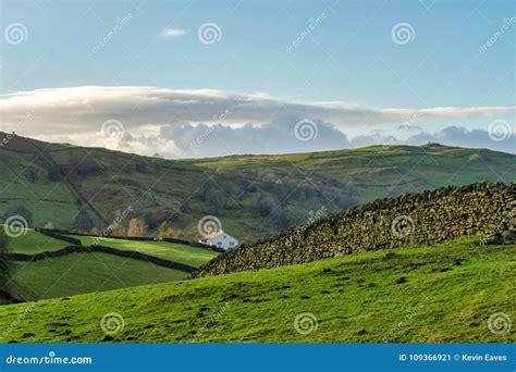 A Remote Farmhouse In The Cumbrian Countryside Stock Image Image Of