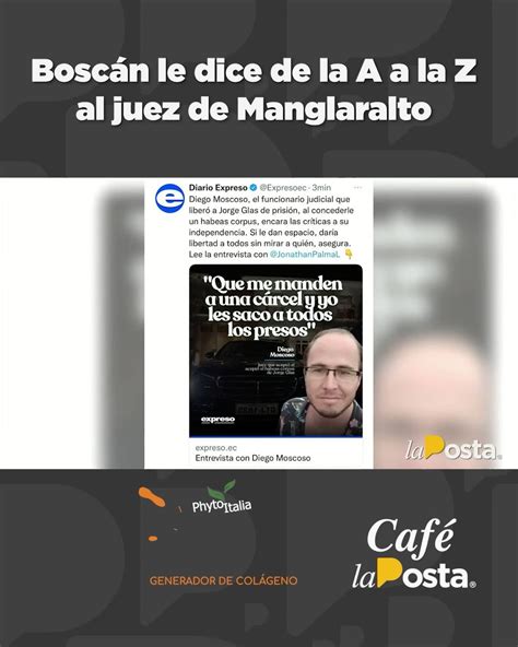 La Posta on Twitter CaféLaPosta AnderssonBoscan afirma que el juez