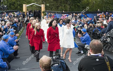 MRS LISA PAVIN GAYNOR MONTGOMERIE OPENING Editorial Stock Photo Stock