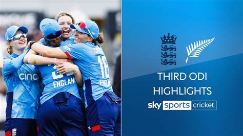 England vs New Zealand | Third ODI highlights | Cricket News | Sky Sports