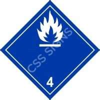 Class Toxic Adr Hazard Label Sign Shop Ireland Css Signs