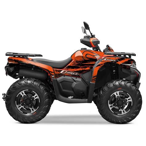 Kutvek Cfmoto Cforce 625 S ATV Splatter Graphic Kit Dekorsatz Orange