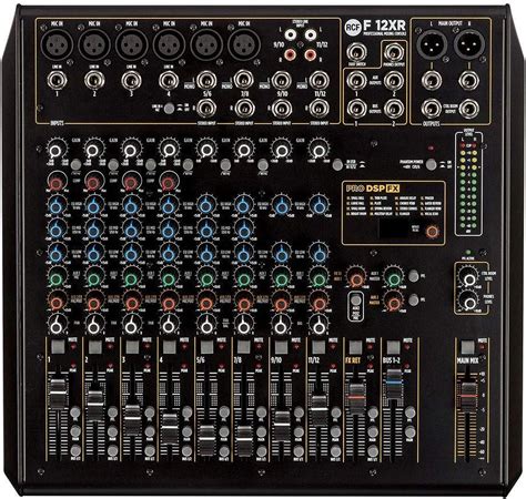 Rcf F Xr Channel Mixer With Multi Fx And Recording Walmart