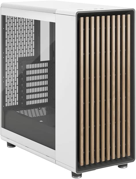 Fractal Design FD-C-NOR1C-04 North Chalk White Tempered Glass Clear ATX
