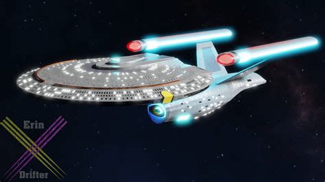 Constitution-Class USS Enterprise NCC-1701-D by ErinDrifter on DeviantArt