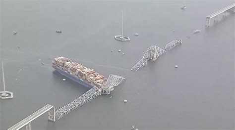 Puente Francis Scott Key Se Derrumba Tras Choque De Barco Carguero En Baltimore Actuar Noticias