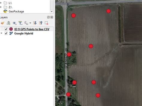 Import Points In CSV Format To QGIS To Create Line And Polygon