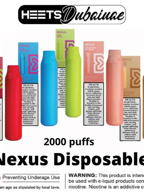 New Podsalt Nexus 2000 Puffs Disposable Heetdubaiae