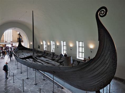 The Oseberg Ship Is A Well Preserved 9th Century Viking Ship Discovered