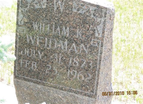 William Karl Weidman M Morial Find A Grave