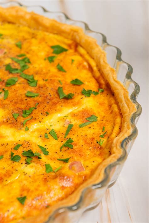 Ham and Cheese Quiche - Food Faith Fitness