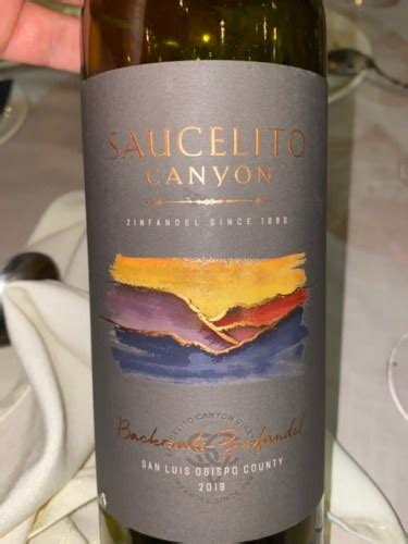 Saucelito Canyon Zinfandel Backroads Vivino US