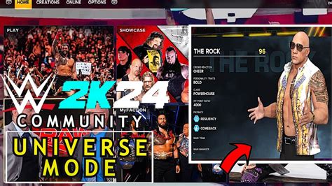 Setting Up The Perfect Wwe K Universe Mode Youtube