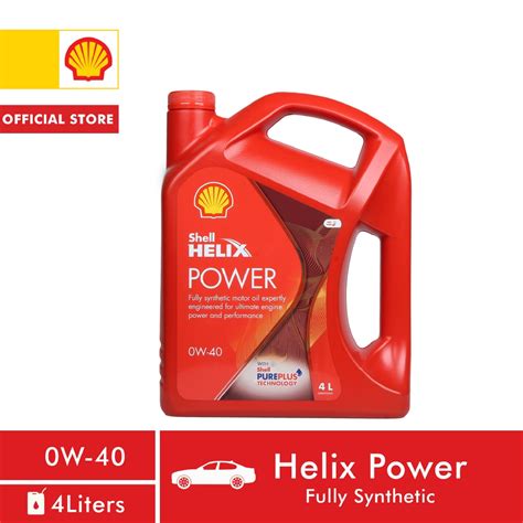 Shell Helix Power Fully Synthetic W Liters Car Gasoline Engine