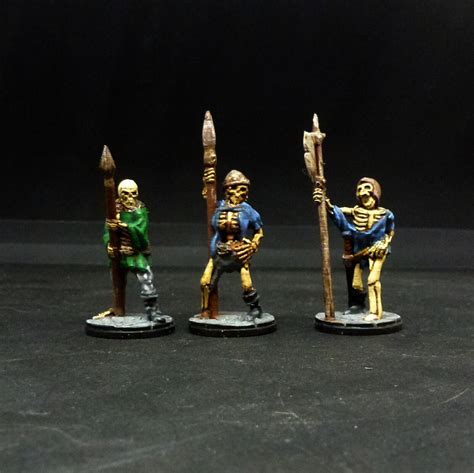 28mm Skeleton Miniatures 32mm Unpainted Cheap Wargames Dnd Fantasy