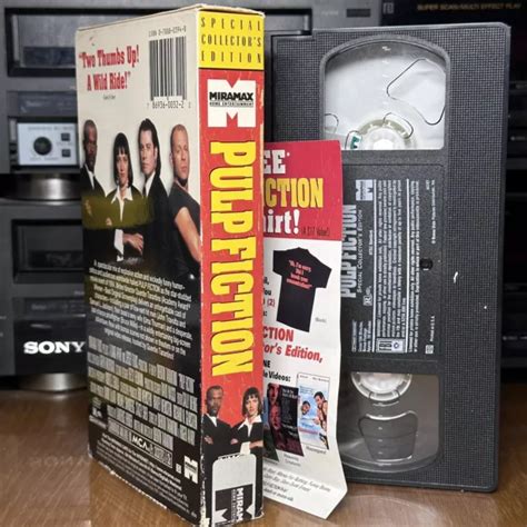 Pulp Fiction Vhs Miramax Home Ent Special Collectors