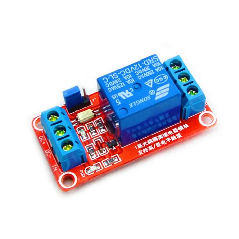 2pcs 12V 1 Channel Relay Module Relay Switch With Optocoupler Isolation