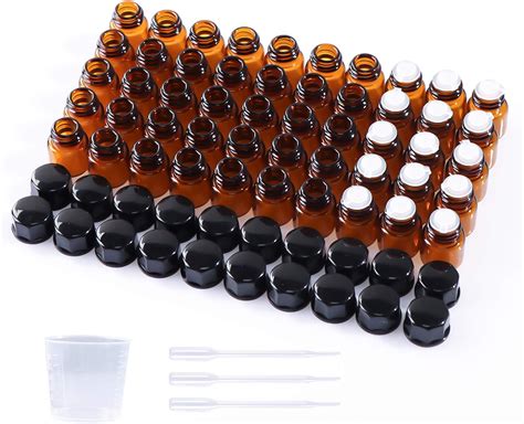 Amazon Afmnqz Pack Set Ml Amber Glass Bottle With Orifice