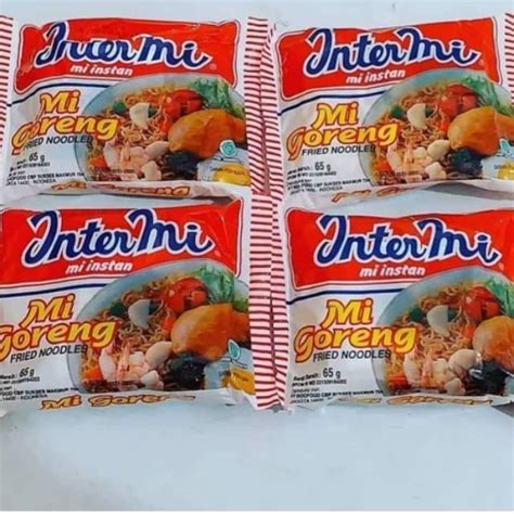 Jual Mie Goreng Intermi Dari Indofood 65gr Dapat 5 Pcs Shopee Indonesia