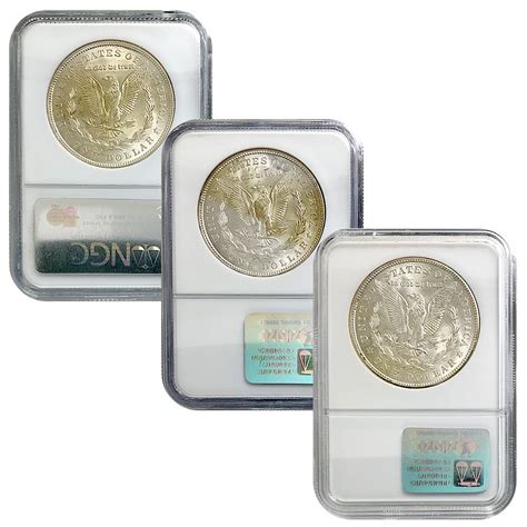 Pds Morgan Dollar Ngc Ms Set Us Coins Csnmint