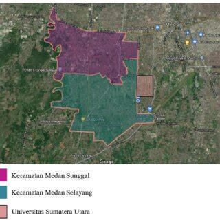 Gambar 1. Peta Lokasi Kecamatan Medan Selayang dan Kecamatan Medan... | Download Scientific Diagram