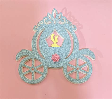 Carriage Cupcake Topper Svg Pumpkin Carriage Svg Multi Layer Etsy