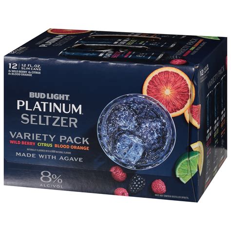 Bud Light Platinum Seltzer Variety Pack 12 12 Fl Oz Cans 12 Ct 12 Fl Oz Shipt