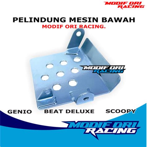 Promo Pelindung Mesin Bawah Matic Genio Honda Beat Deluxe Anti Gasruk