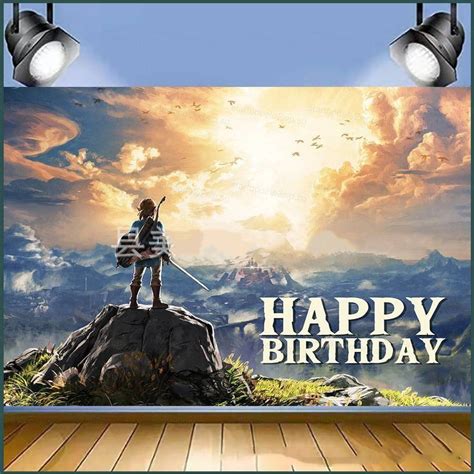 The Legend Of Zelda Birthday Theme Backdrop Banner Party Decoration