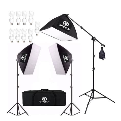 Kit Ilumina O Softbox X Softbox X Suporte Girafa