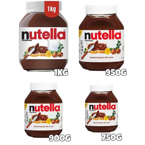 Nutella 1kg900950750350g Grams Hazelnut Spread With Cocoa Lazada Ph