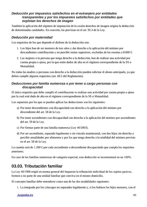 Derecho Financiero Y Tributario Ii Compress Deducci N Por