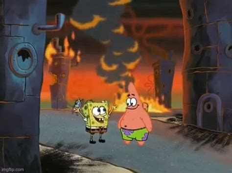 Spongebob We Saved The City Imgflip