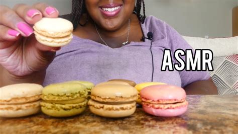 Asmr Macarons Eating Sounds Mukbang Virgoqueenasmr95 Youtube