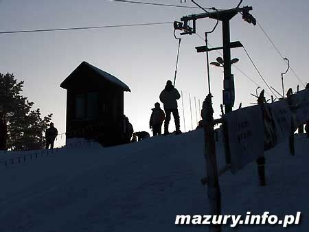 Wyciąg Narciarski na Mazurach Mrągowo Góra Czterech Wiatrów MAZURY